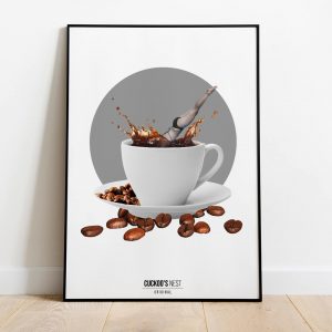 Lámina Beber café