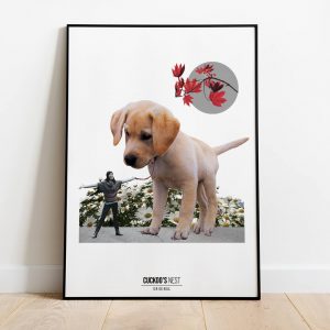 Lámina Pasear al perro