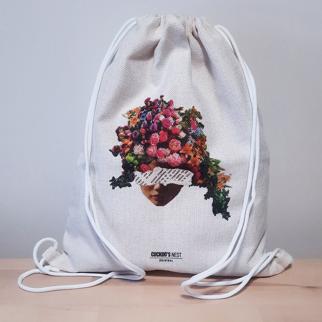 Mochila Cabeza de flores