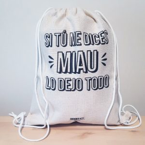 Mochila Si tú me dices miau