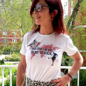 Camiseta Cupido me dijo: tú no, tú viaja