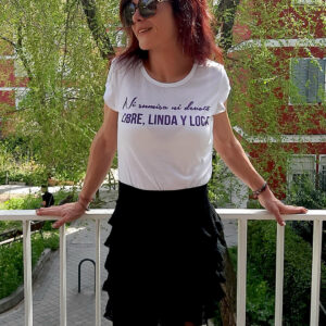 Camiseta Libre, linda y loca