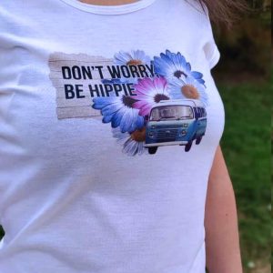 Camiseta Don't worry be hippie