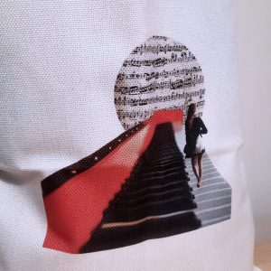 Bolsa de tela Tocar el teclado