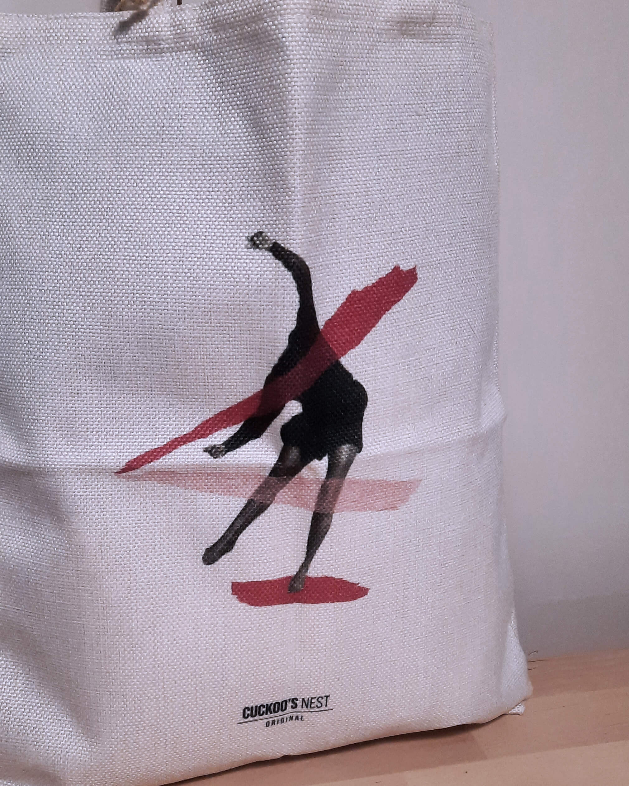 Bolsa de tela Un vestido rosa
