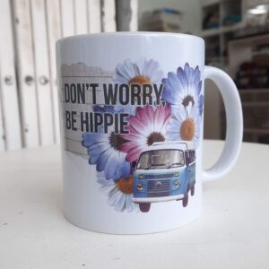 Taza Don't worry, be hippie