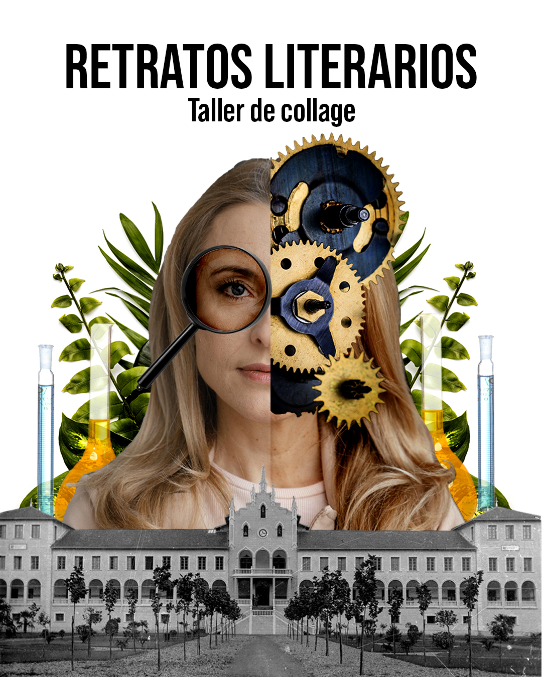 Taller de collage: Retratos literarios