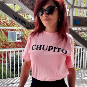 Camiseta chupito color rosa