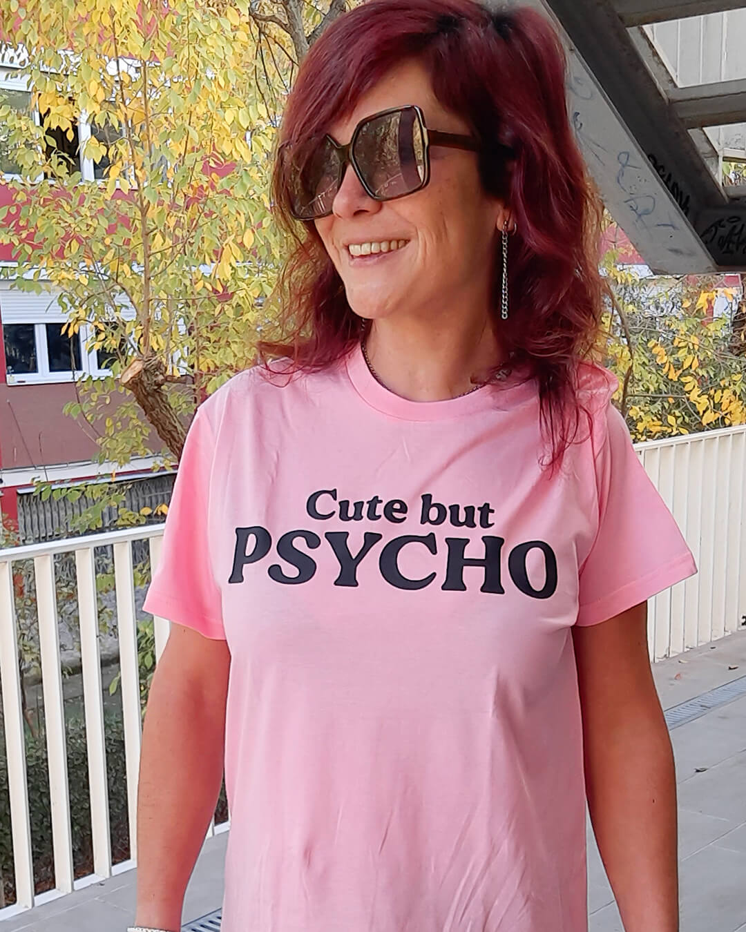Camiseta Cute but psycho