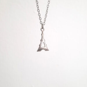 Colgante con forma de Torre Eiffel de acero inoxidable